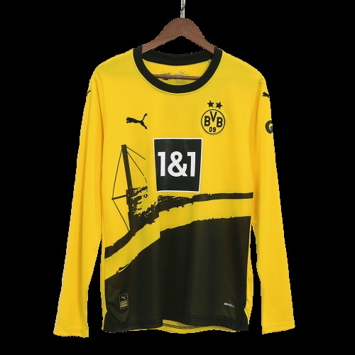 BVB Borussia Dortmund Hemmatröja 2024 Långärmad